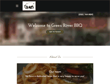 Tablet Screenshot of greenriverbbq.com